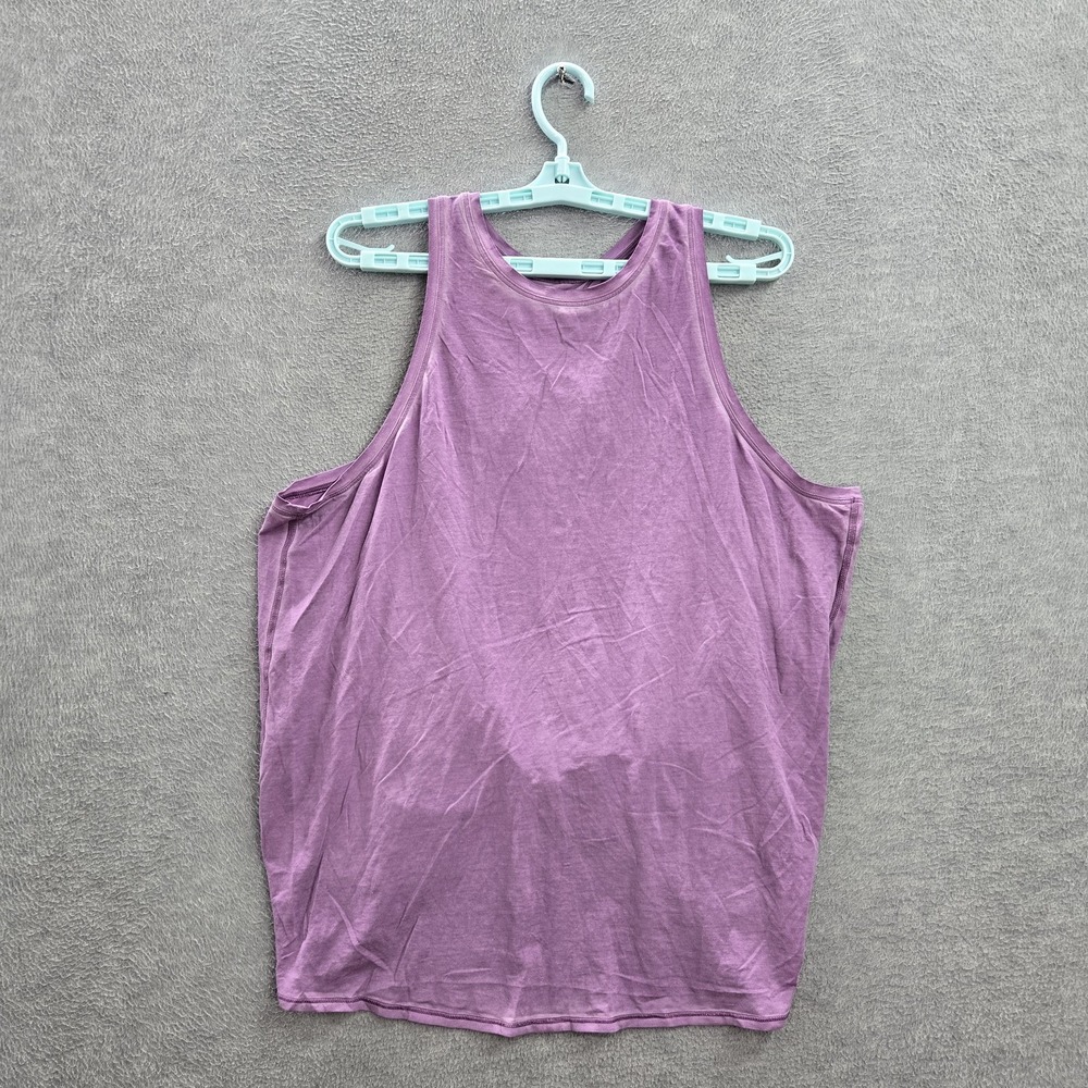 Lululemon Women Tank Top 10 Purple All Tied Up Tank Activewear Pullover